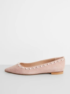 Klasyczne baleriny Stuart Weitzman jasnoróżowy