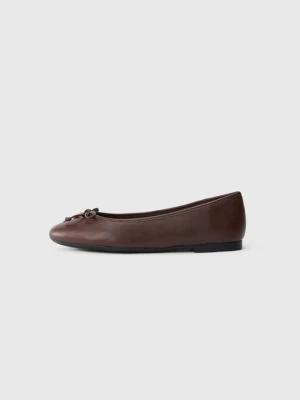 Klasyczne baleriny Tommy Hilfiger brązowy