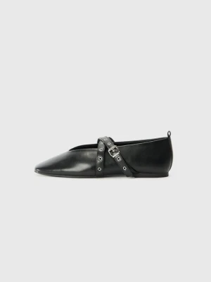 Klasyczne baleriny Tommy Jeans czarny