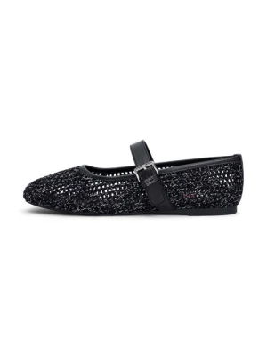 Klasyczne baleriny Tommy Jeans czarny