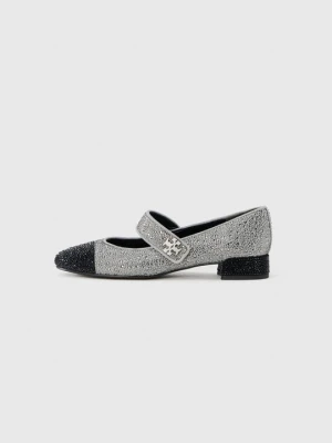 Klasyczne baleriny Tory Burch szary