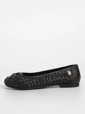 Klasyczne baleriny U.S. POLO ASSN. czarny