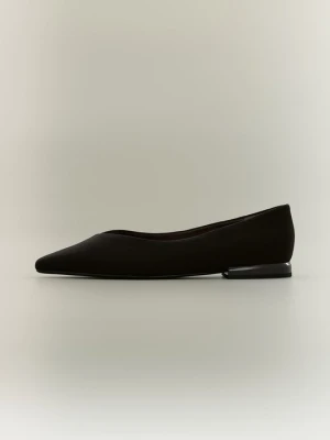 Klasyczne baleriny Zign By Zalando ciemnobrązowy