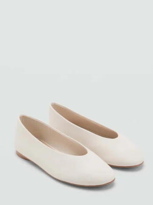 Klasyczne baleriny złamana biel - Dzieci - - MANGO KIDS