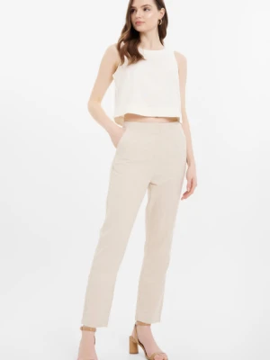 Klasyczne beżowe spodnie Greenpoint