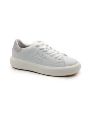 Klasyczne Białe Skórzane Sneakersy Sun68