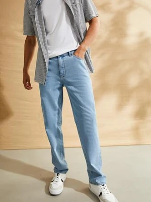 Klasyczne jeansy ze stretchem classic fit, straight bonprix