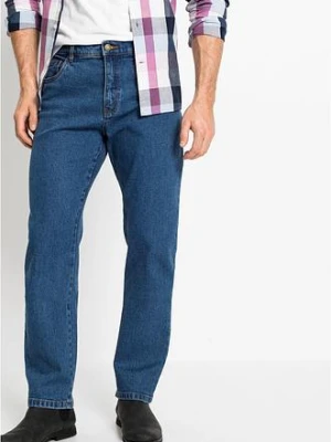 Klasyczne jeansy ze stretchem classic fit, straight bonprix