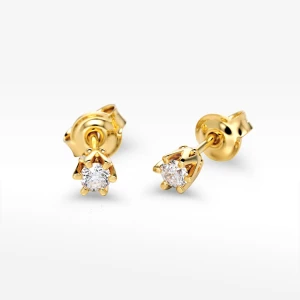 Klasyczne kolczyki ze złota Filipowicz