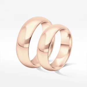 Klasyczne obrączki 6.5mm półokrągłe Filipowicz