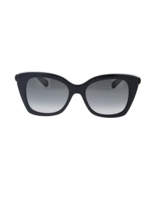 Klasyczne prostokątne okulary przeciwsłoneczne z modnymi detalami Gucci