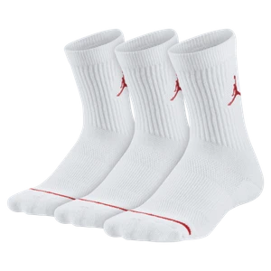 Klasyczne skarpety dla dużych dzieci Jordan (3 pary) - Biel