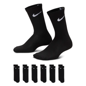 Klasyczne skarpety dla małych dzieci Nike (6 par) - Czerń