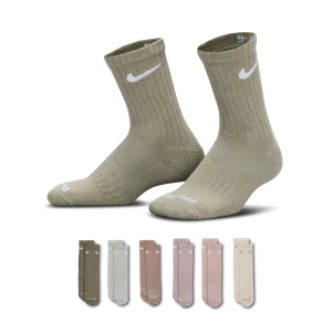Klasyczne skarpety dziecięce Nike Performance Basics Dri-FIT (6 par) - Biel