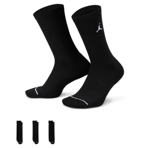 Klasyczne skarpety Jordan Everyday (3 pary) - Czerń