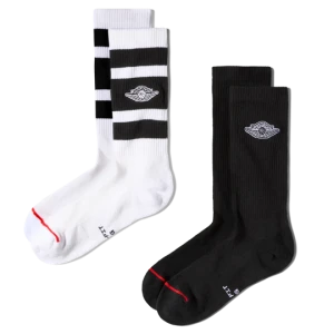 Klasyczne skarpety Jordan Everyday Elevated (2 pary) - Biel