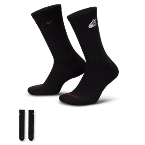 Klasyczne skarpety Nike Everyday Cushioned (1 para) - Czerń