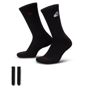 Klasyczne skarpety Nike Everyday Cushioned (1 para) - Czerń