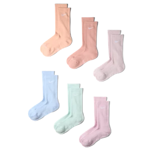 Klasyczne skarpety Nike Everyday Elevated (6 par) - Wielokolorowe