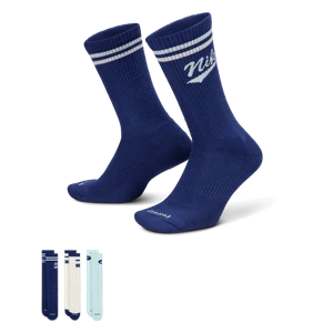Klasyczne skarpety Nike Everyday Plus (3 pary) - Wielokolorowe