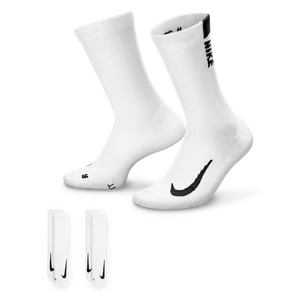 Klasyczne skarpety Nike Multiplier (2 pary) - Biel
