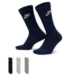 Klasyczne skarpety Nike Sportswear Everyday Essential (3 pary) - Wielokolorowe