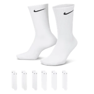 Klasyczne skarpety treningowe Nike Everyday Cushioned (6 par) - Biel