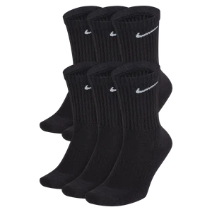 Klasyczne skarpety treningowe Nike Everyday Cushioned (6 par) - Czerń