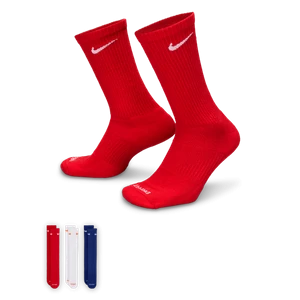 Klasyczne skarpety treningowe Nike Everyday Plus Cushioned (3 pary) - Wielokolorowe