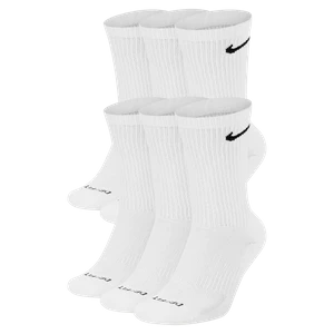 Klasyczne skarpety treningowe Nike Everyday Plus Cushioned (6 par) - Biel