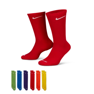 Klasyczne skarpety treningowe Nike Everyday Plus Cushioned (6 par) - Wielokolorowe