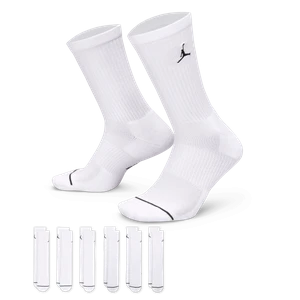 Klasyczne skarpety z amortyzacją Jordan Everyday (6 par) - Biel
