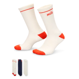 Klasyczne skarpety z amortyzacją Nike Everyday Plus (3 pary) - Wielokolorowe