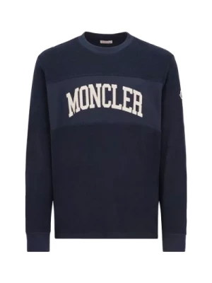 Klasyczny Bawełniany Sweter dla Mężczyzn Moncler