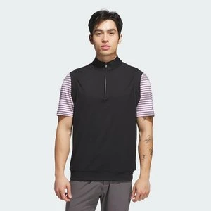Klasyczny bezrękawnik z krótkim suwakiem Ultimate365 Adidas czarny