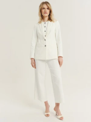 Klasyczny biały żakiet Greenpoint