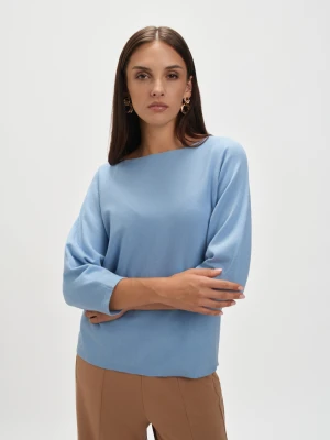 Klasyczny błękitny sweter Top Secret
