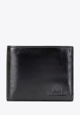 Klasyczny męski portfel ze skóry naturalnej mały czarny Wittchen