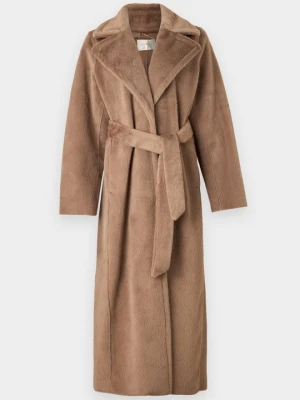 Klasyczny płaszcz Guess taupe