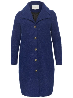 Klasyczny płaszcz Kaffe niebieski