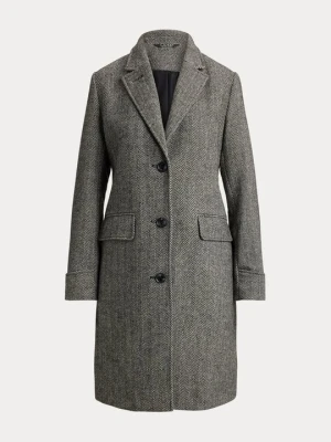 Klasyczny płaszcz Lauren Ralph Lauren czarny