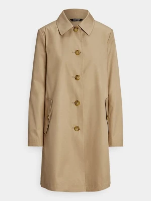 Klasyczny płaszcz Lauren Ralph Lauren tan