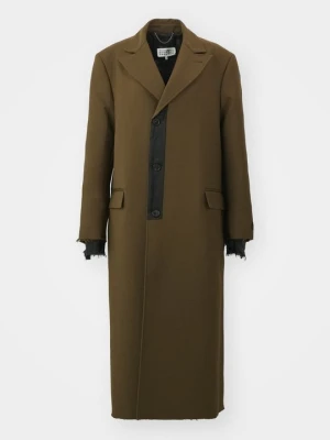 Klasyczny płaszcz MM6 Maison Margiela khaki