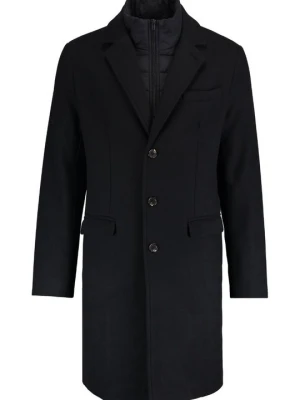 Klasyczny płaszcz Pier One By Zalando granatowy