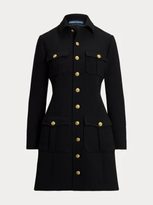 Klasyczny płaszcz Polo Ralph Lauren czarny