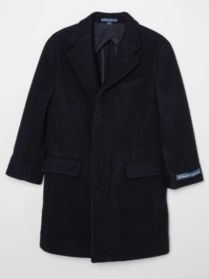 Klasyczny płaszcz Polo Ralph Lauren granatowy