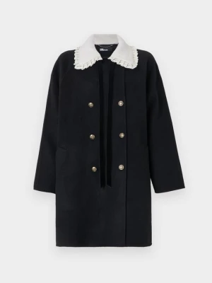 Klasyczny płaszcz The Kooples czarny