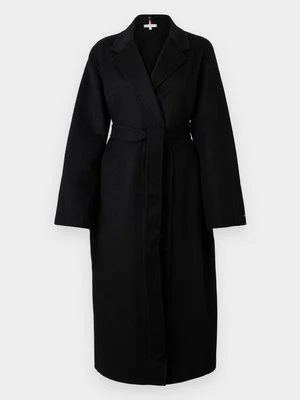 Klasyczny płaszcz Tommy Hilfiger czarny
