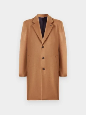 Klasyczny płaszcz Tommy Hilfiger brązowy