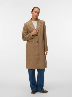Klasyczny płaszcz Vero Moda beżowy